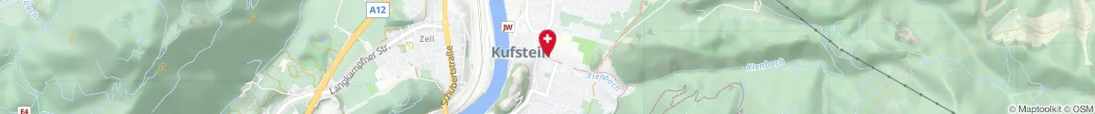 Kartendarstellung des Standorts für Obere Stadt-Apotheke in 6330 Kufstein